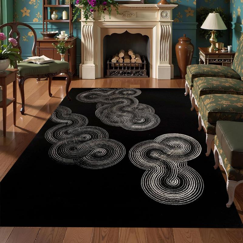 

Vintage Pattern Living Room Rug Carpet Home Decoration Non Slip Floor Mat Floral Pattern Large Area Rug Bohemian Style 40X60CM