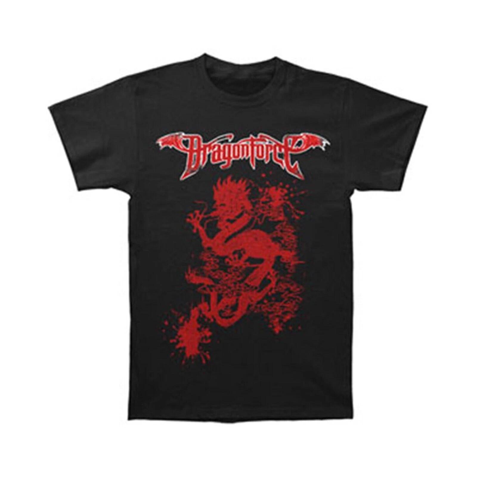 DRAGONFORCE cd lgo DRAGON BLOOD Official SHIRT LAST SMALL New OOP power metal M