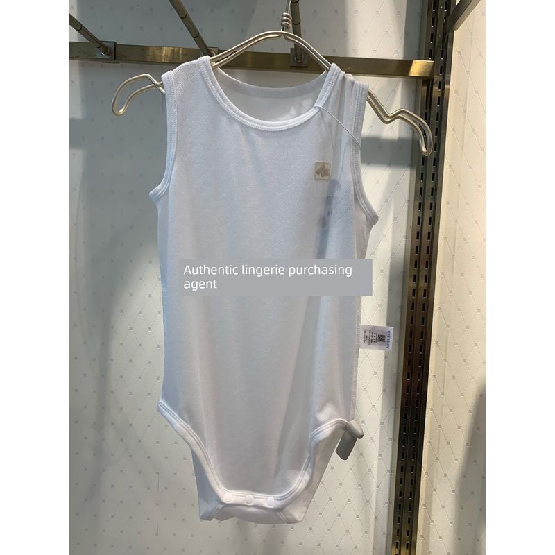 

Ab345J033/032/031 Aimer Baby Milk Skin Neutral Antibacterial Long Sleeve/Sleeveless Legless Romper Ab345J031 Sleeveless Romper 73