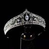 Vintage Crown Hair Accessory Elegant Princess Rhinestone Tiara Exquisite Bride Silver Crown  Party