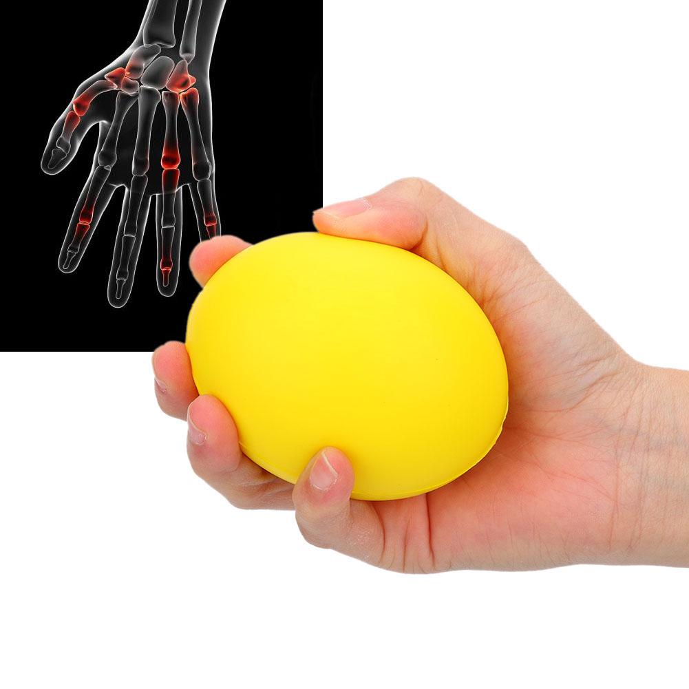 2pcs Silicone Grip Ball Hand Finger Strength Small Fitness Exercise Ball for Home Office