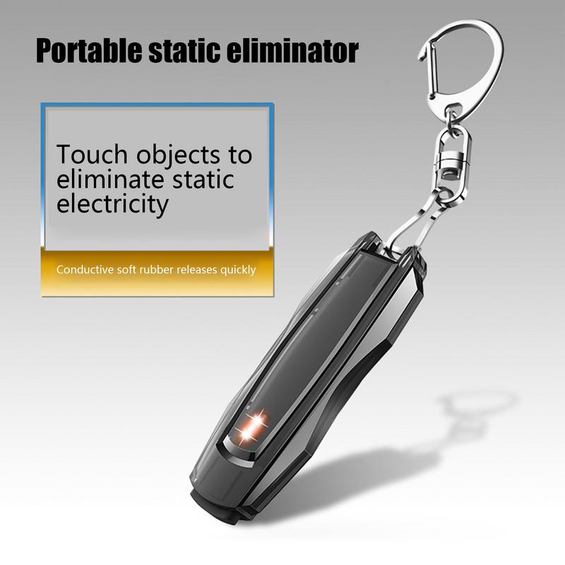 Anti-Static Keychain Car Body Static Eliminator Discharger Car Static Electricity Releaser Keychain Auto Body Static Discharger