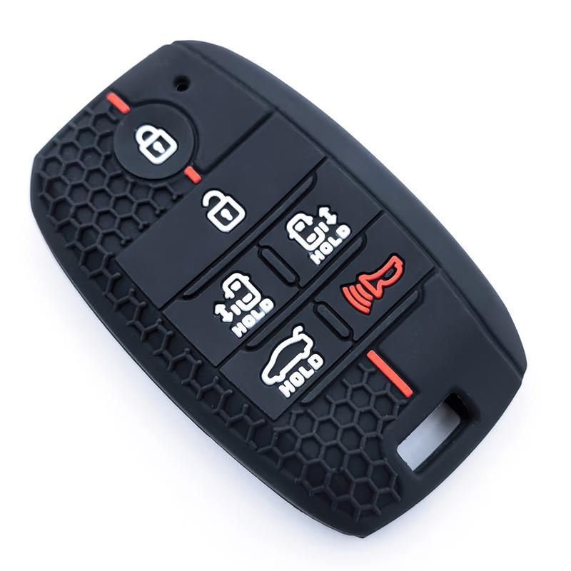 Car Remote Key Case Cover Fob Shell For Kia New Sedona Grand Carnival Snugly Sorento L580 Doule Carnival 6 Buttons Accessories