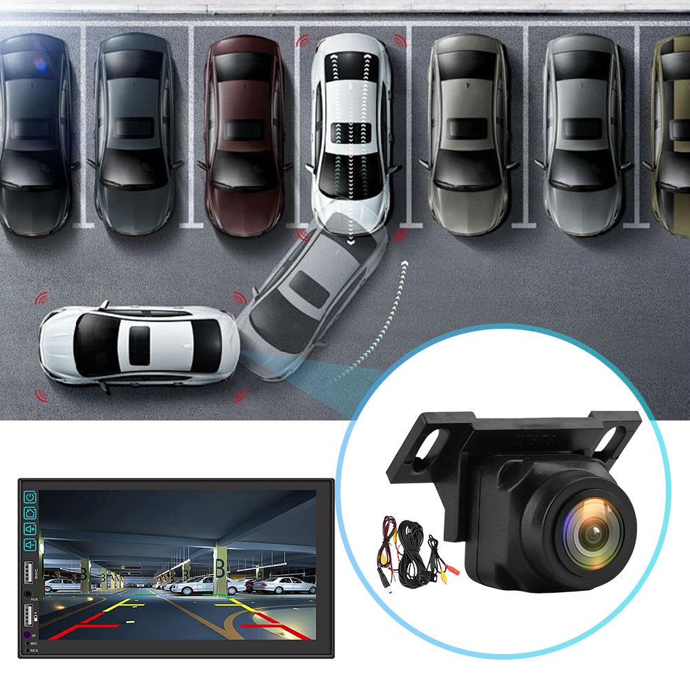 Cameră de rezervă pentru mașină Cameră cu vedere spate 1080P Clară anti-interferență 170 de grade Unghi larg reglabil Vehicul Cameră mică de marșarier