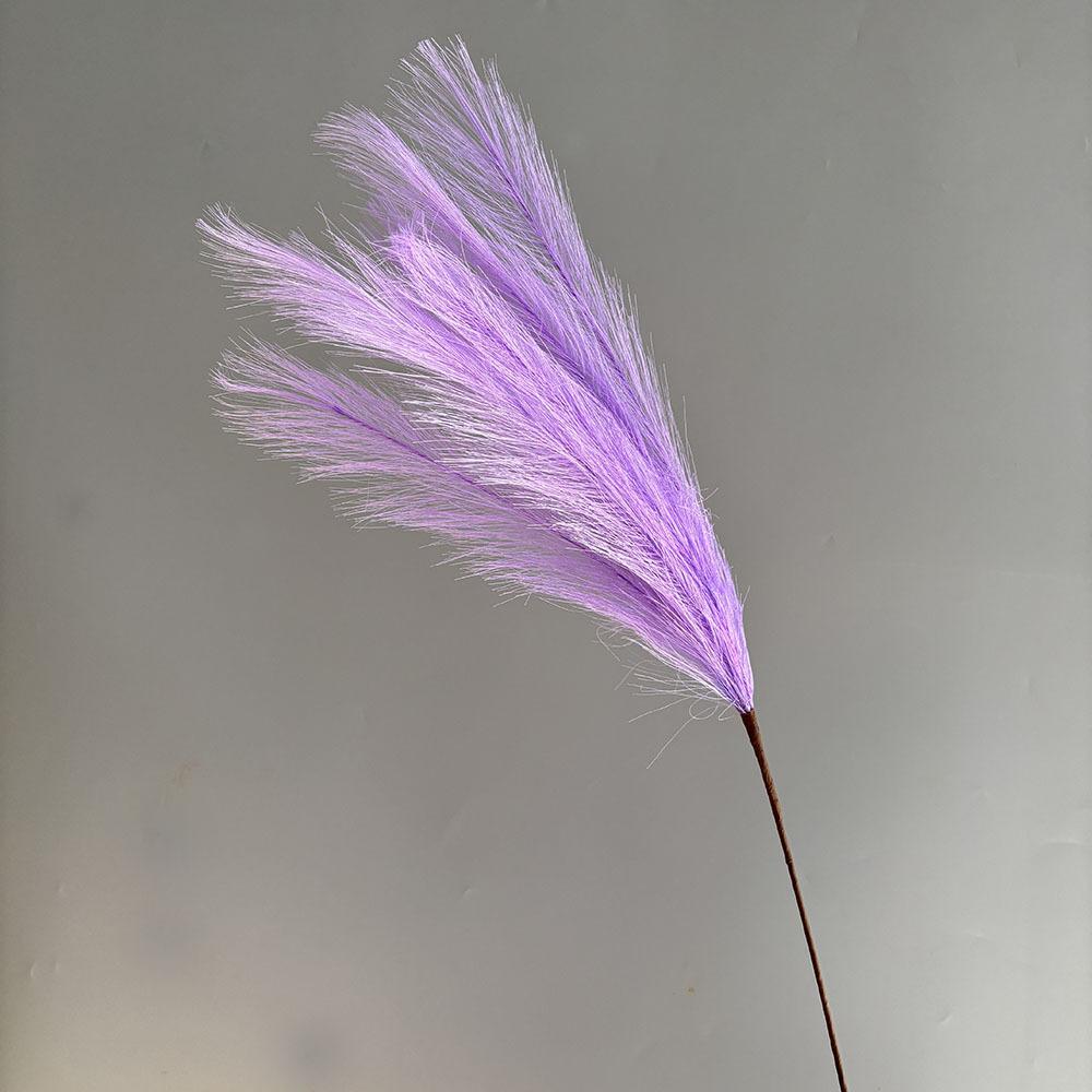 55CM 5/10/20PCS Fluffy Pampas Grass Boho Decor Flower Fake Plant Reed Simulated Wedding Party Home Decoration Artificial Flowers