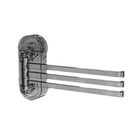 Yousheng 1/2Pcs Swivel Towel Rack Strong Load-Bearing Easy To Install 3-Arm Towel Bar Space Saving Wall Mounted Towel Holder
