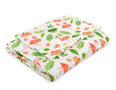 Children's Bedding Set with Filling 135x100 Cm - Flamingos