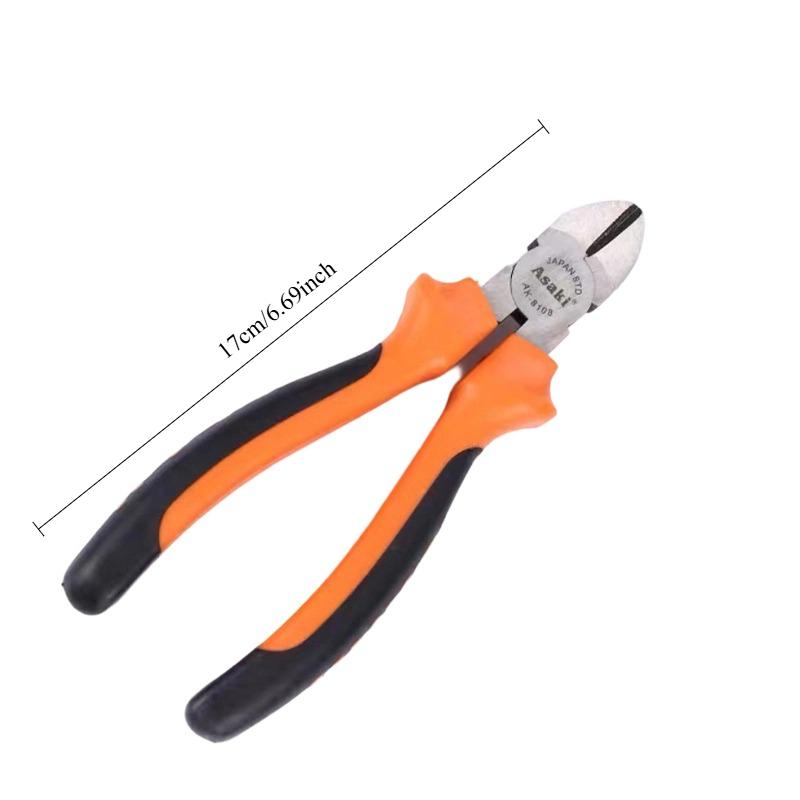 1pcs Maintenance Worker Cutting Pliers Multi Functional Dual Color Handle Wire Pliers Suitable for Industrial Maintenance Use