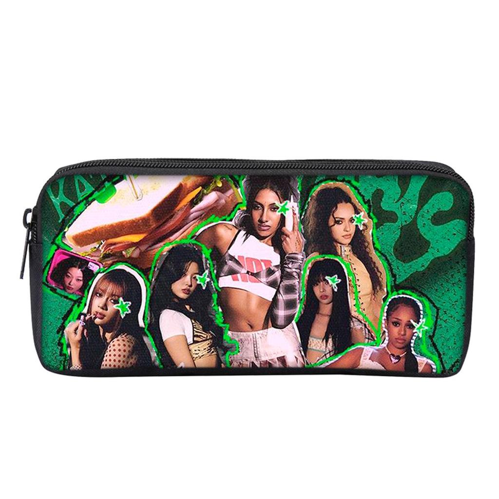 Kpop Katseye Versatile Pencil Case for Students and Children