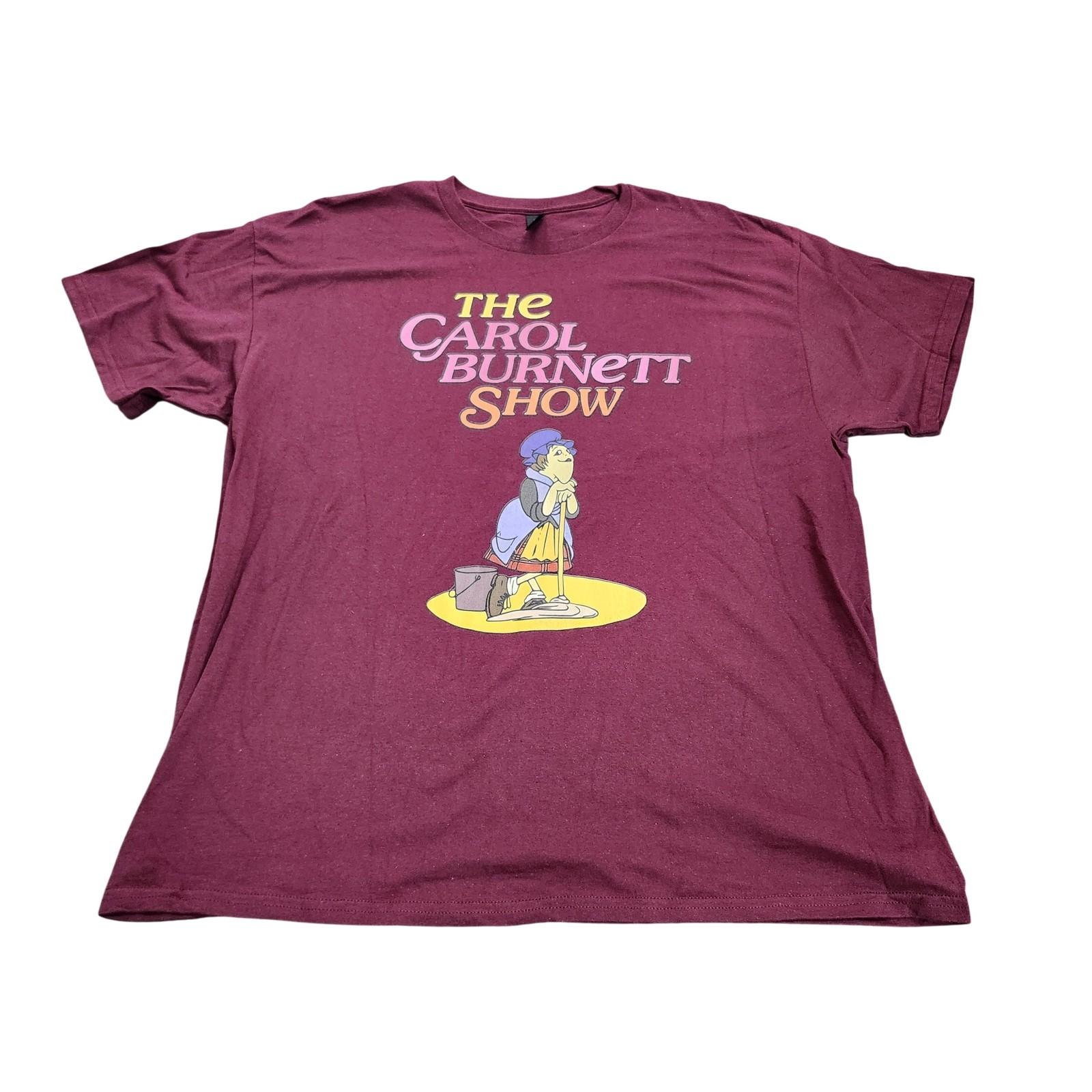 Gildan Shirt Mens XL Red The Carol Burnett Show Graphic Tee Retro TV Comedy Unisex T-Shirt XXXL