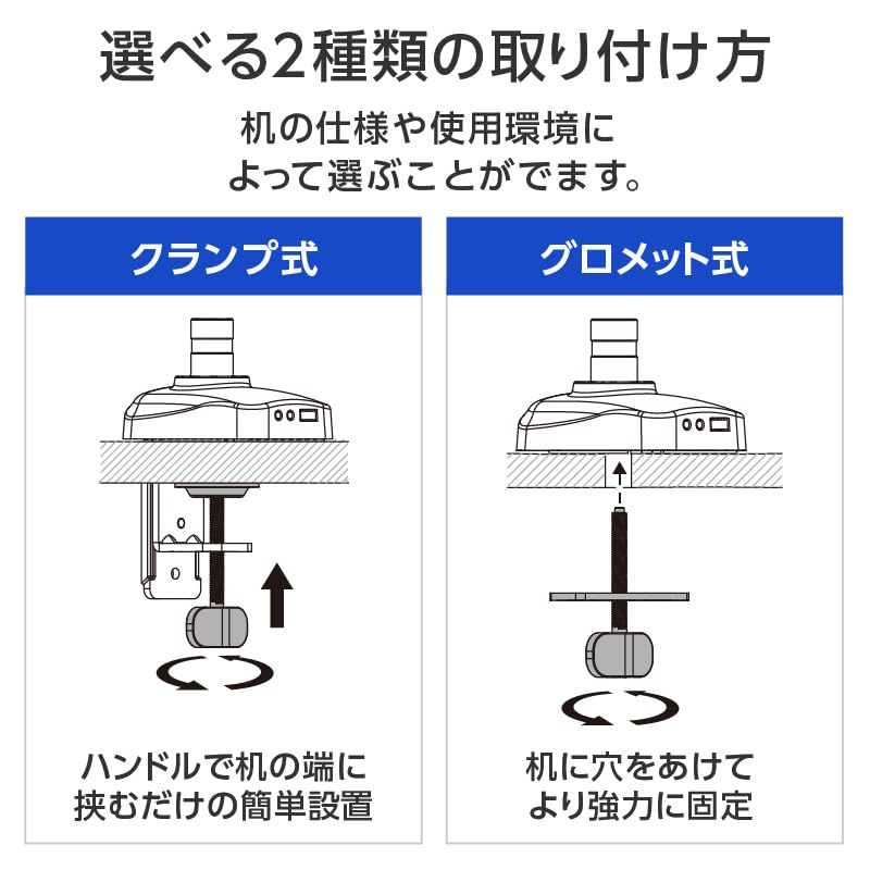 GREEN HOUSE LCD Monitor Arm with Mechanical Spring, Single Screen, GH-AMET1-BK