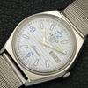 Seiko 5 AUTOMATIC JAPAN 6309A MENS VINTAGE WHITE COLOR DIAL WATCH A701354-5 R206a-a701354