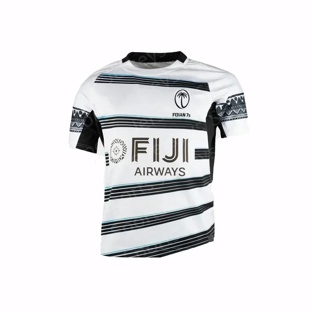 New Fiji Rugby Fans Special 3DT Shirt Men's/Boys Loose Sport Crewneck T-shirt Women's Rugby Sweat Absorbent Breathable T-shirt