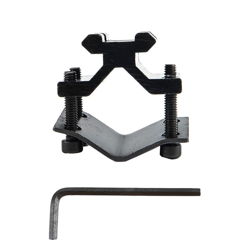 Tactical Adjustable Rail 20Mm Barrel Mount Adapter For Scope Flashlight Laser