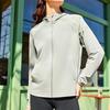 Anta Training Series Solid Color Zip-Up Hooded Loose Sports Sun Protection Jacket Women Jackets Star-Diamond-Gray 162427705-5