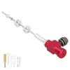 Motorcycle Hydraulic Clutch Master Cylinder Rod Brake Pump - M10x1.25mm Aluminum Alloy Modified (Red)