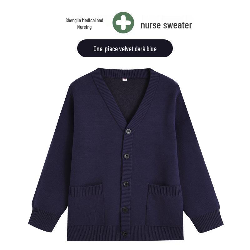 Korean Style Nurse Cardigan Sweater for Doctors & Beauticians