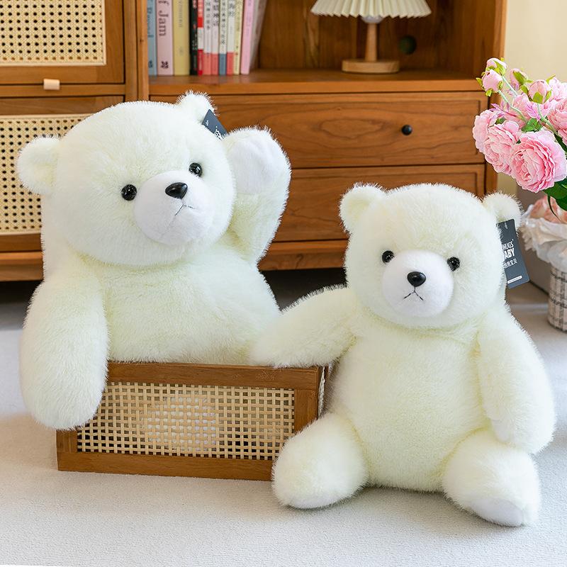 Quality Simulation Panda Doll Brown Bear Gives Girlfriend Gift High Value Polar Bear Giant Panda Plush Toy Doll