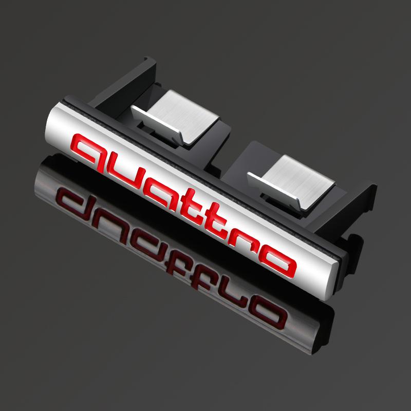 NEW hot Sline Metal Logo Car Sticker Aluminum Emblem For hot S Line Quattro A1 A3 A4 A5 A6 A7 A8 Q2 Q3 Q5 Q6 Q7 Q8 Accessories