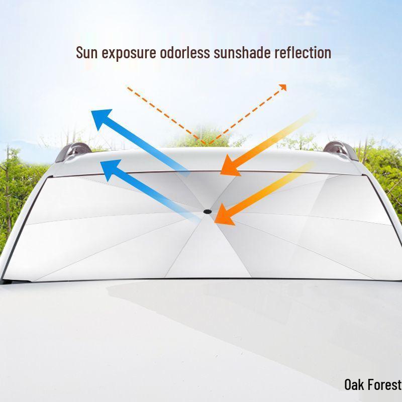 Car Front Windshield Sunshade - UV Protection and Heat Insulation