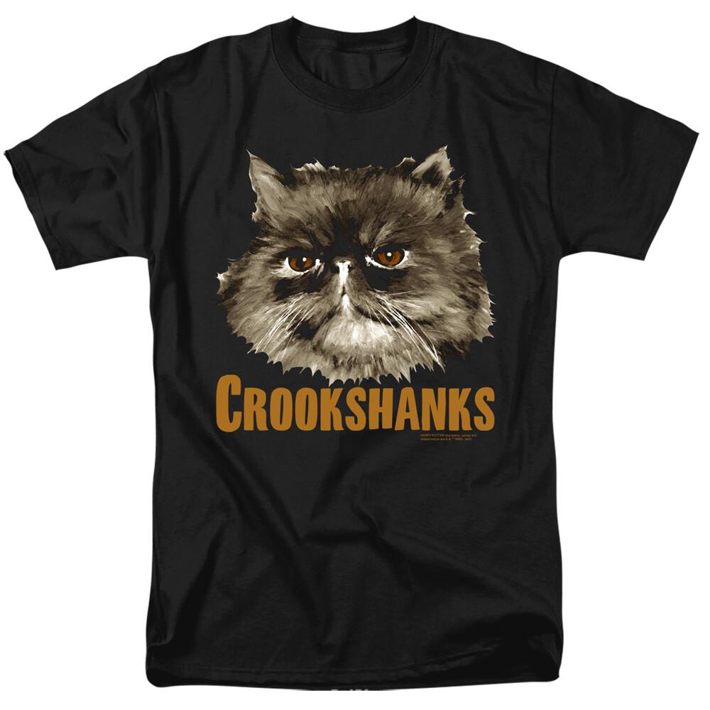 Harry Potter Crookshanks T Shirt Mens Licensed Wizard Movie Tee Hogwarts Black XXXL