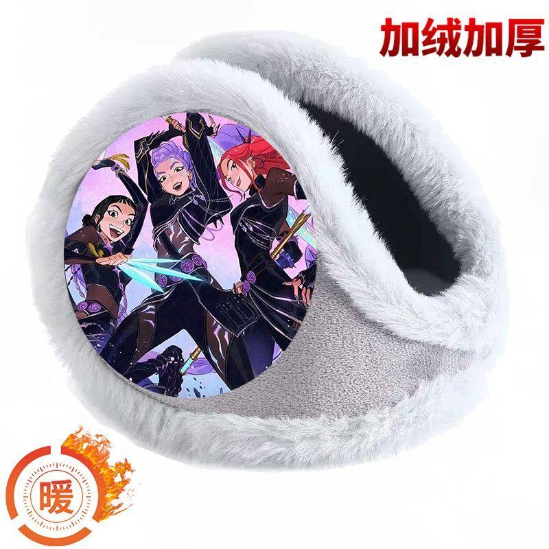 Kpop Witch Hunt Anti-freezing Ear Muffs, Children's Cycling Ear Bags, Thickened Ear Protection, Winter Fleece Anti-freezing Ear Muffs