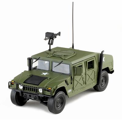 Μεγάλο Μέγεθος 1/18 Hummer H1 Στρατιωτικό Αντιεκρηκτικό Μοντέλο Αυτοκινήτου Κράμα Χυτό Προσομοίωση Παιχνίδι Θωρακισμένο Όχημα Μεταλλικό Μοντέλο Τανκ Δώρο