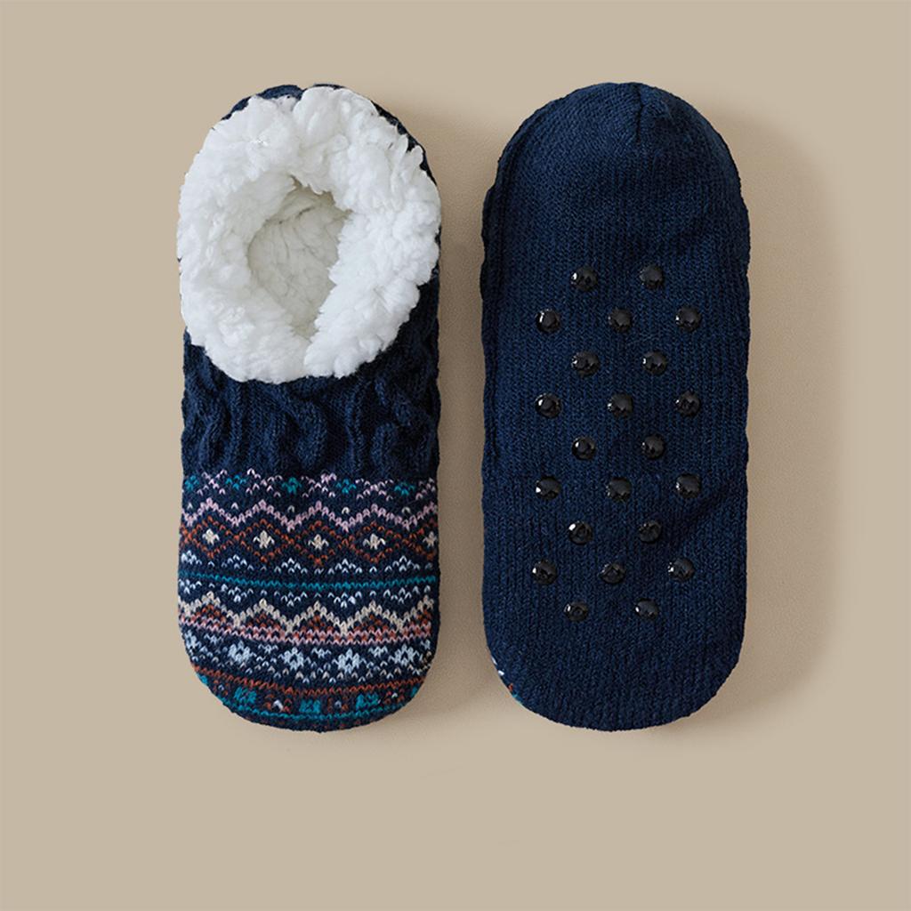 Women's Lined Thickened Slipper Socks, Warm Floor Socks for Indoor Home Wear