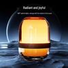 Bluetooth Smart Reconnection Mini Portable Outdoor Speaker with Subwoofer & Colorful Lights M9
