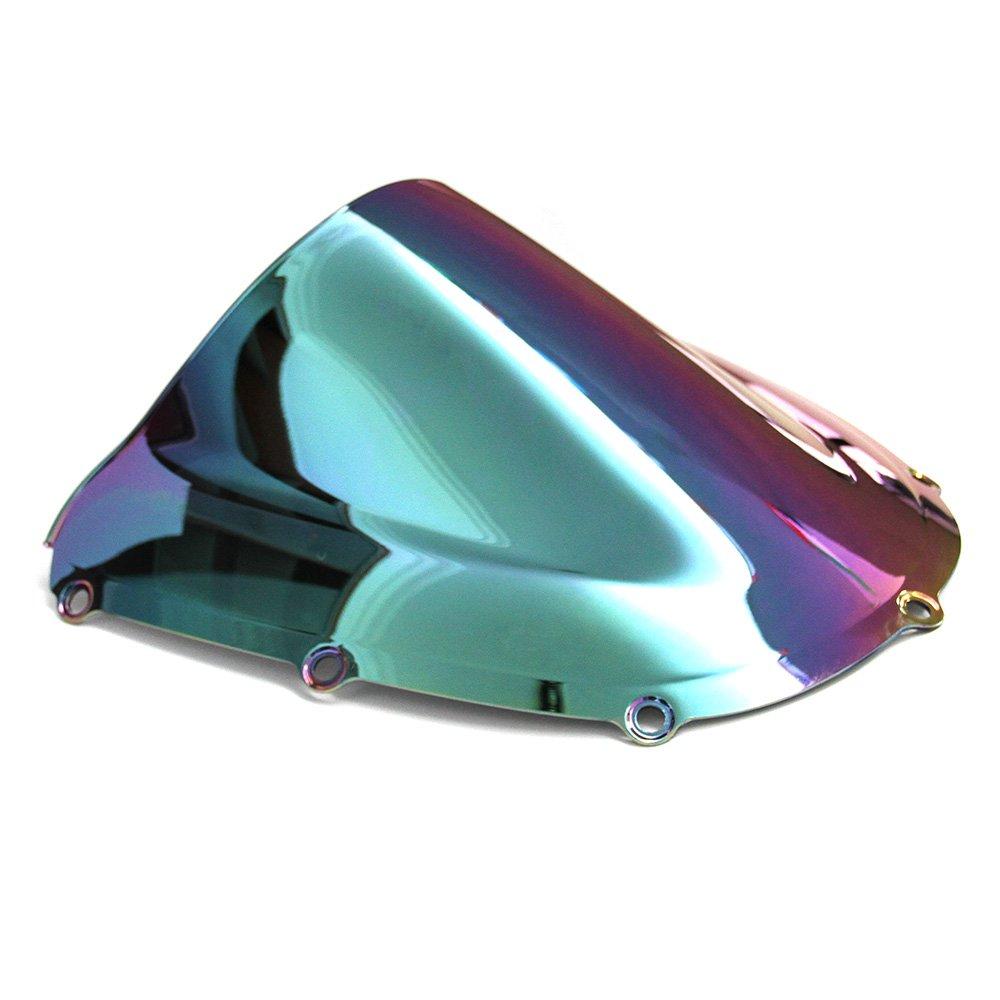 YUANYE Motorcycle Bike Windshield Windscreen Wind Deflector for Honda CBR900RR CBR954RR CBR 900RR 954RR 900 954 2002-2003 (Deep Iridium)