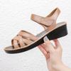 Women's Sandals Summer Flat Bottom Soft-soled Beach Sandals Mother Shoes
