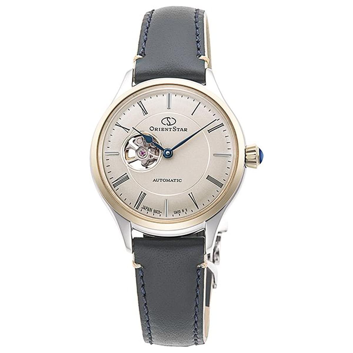 

ORIENT STAR Automatic Watch Classic Mechanical Made in Japan поставляється з 2 роками внутрішньої гарантії Open Heart Ivory [Orient Star] Semi-skeleton