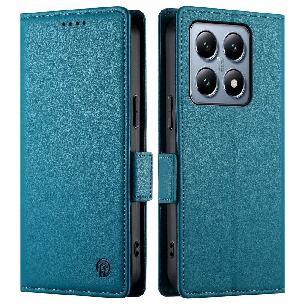 DF-010 Für Xiaomi 14T Pro Ständerhülle PU Leder Brieftasche Handyhülle