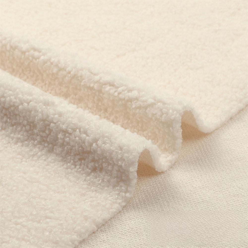 160x100cm Faux Lamb Wool Fabric Thicken Warm Coral Fleece Fabric Clothing Apparel Sewing Lining Materials