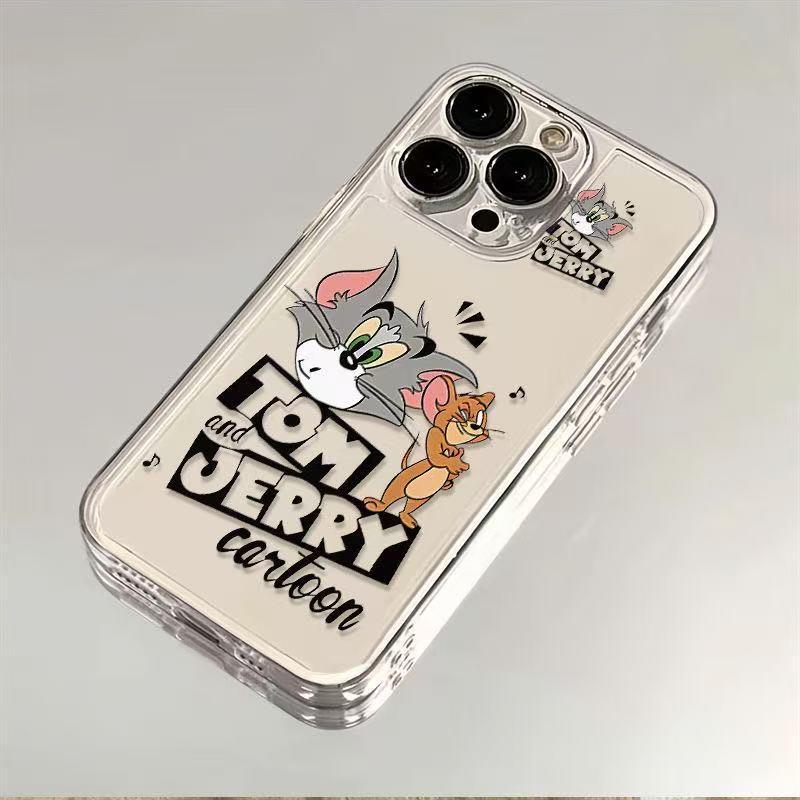 

Cross English Cat & Mouse Design Phone Case for Apple 17/16/15/13 Pro Max & 12/11 Soft X Apple 11 Pro Max