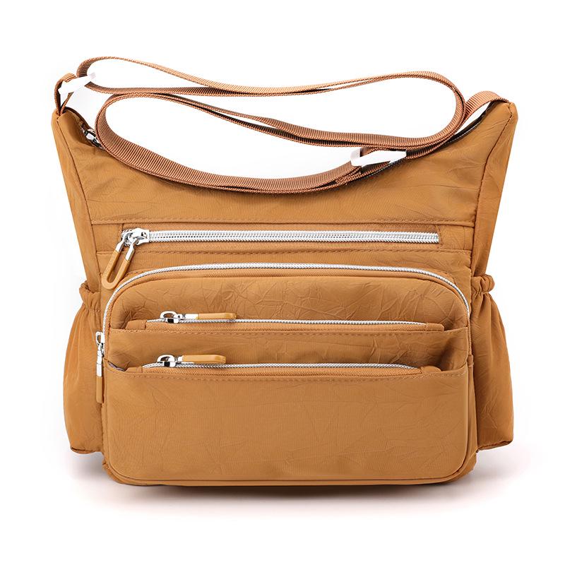 

2023 Женская нейлоновая сумка через плечо большой вместимости - многокарманная, повседневная сумка-мессенджер для активного отдыха