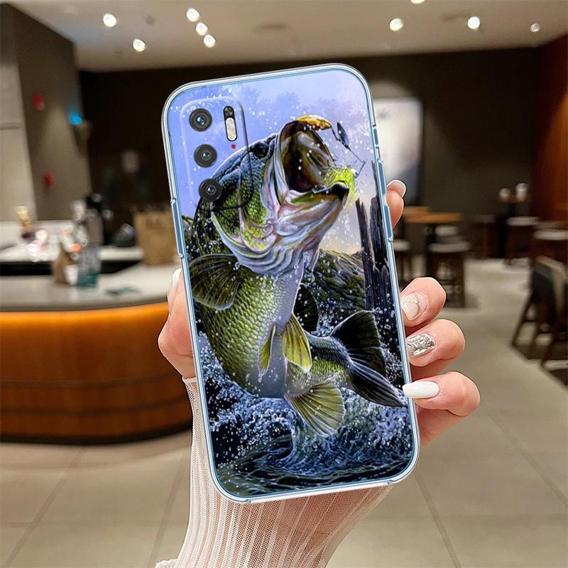 RE4 Angling Go Fishing Transparent Phone Case for Samsung Galaxy A04 A04S A14 A23 A34 A54 M23 M33 M52 M53