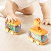 Push Gear Pull Back Car Light Up Inertial Car Durable Baby Animal Car Toys  Toddlers 1-3 Years