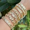 Bohemian Exaggerated Vintage Jewelry Exotic Leaves Love Geometric Bracelet Women