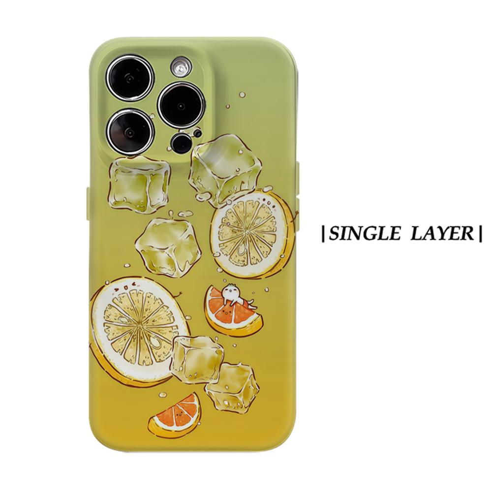 

Citrus Ice PopFor Magnetic Phone Case for IPhone 17 16 15 14 13 Pro Max Plus Single Double-layer Tough Case IPHONE17PROMAX