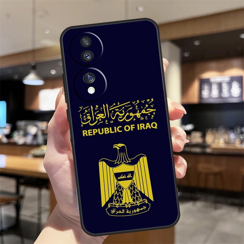 Iraqi Iraq Flag Case For Honor Magic 8 6 7 Pro Honor Win RT X8b X8c X9a X9b X9c X9d 70 90 200 400 Lite Cover