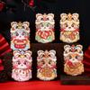 6pcs Blessing Chinese New Year Red Pocket Cartoon Lucky Money Bags  Spring Festival Supplies
