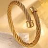 Open Elastic Steel Wire Double-ended Simple Jewelry Bracelet