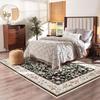Area Rugs for Living Room, Machine Washable Vintage Rug, Non-Slip Low Pile Throw Rugs with Rubber Backing Washable Carpet