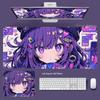Extra Large Non-Slip Anime Girl Mouse Pad for Gaming and Esports