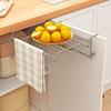 Foldable Kitchen Storage Rack Cabinet Organizer Strong Load-bearing Simple Installation Heavy Duty Storage