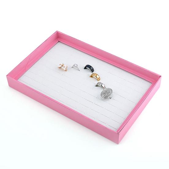 100 Slots Ring Jewelry Display Tray Show Case Organizer Box Storage Holder