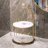 Creative Bathroom Shelf Birdcage Cosmetic Storage Rack Desktop Box Toilet Lipstick Skin Care Display Stand