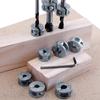 Metric & Imperial Drill Bit Stop Collar Limit Ring Locking Thrust Ring Set for Drill Positioning Woodworking Tool Accessories