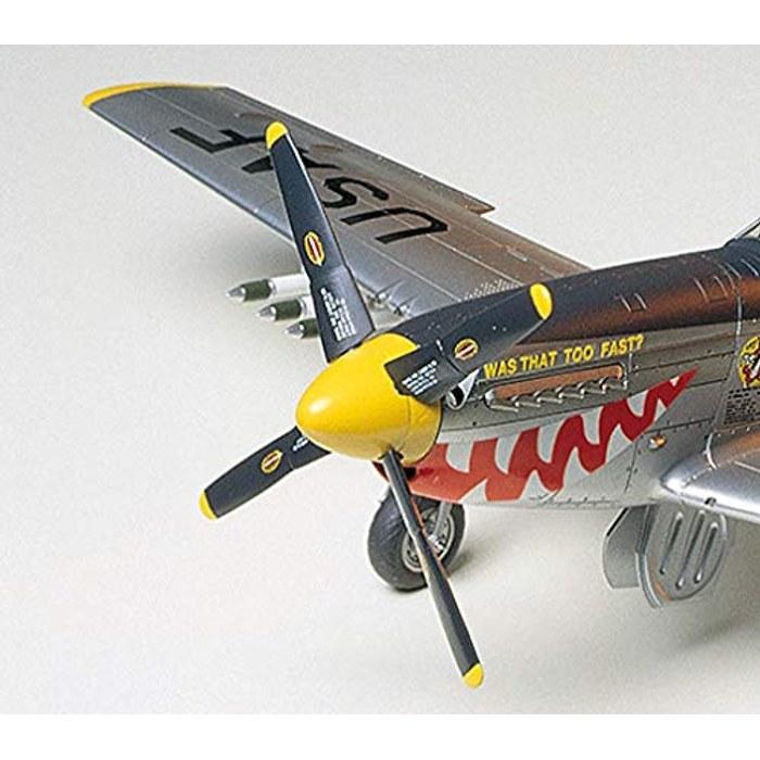 Tamiya 1/48 Masterpiece Series No.44 US Army North American F-51D Mustang Korean War 61044 (9.25 x 8.06 x 3.34 inches)
